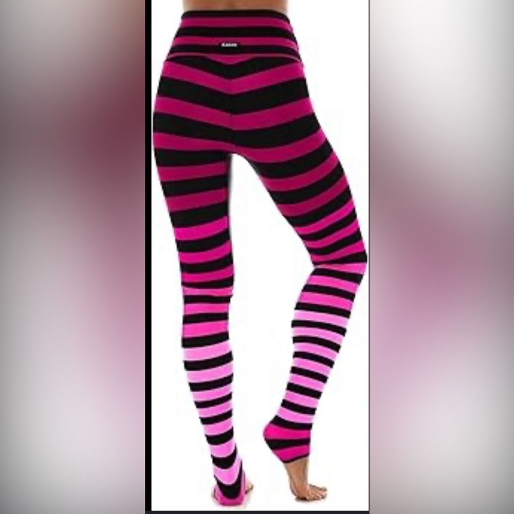 K-Deer Laura Ombré Signature Stripe Full Length Leggings size Small - Picture 2 of 7